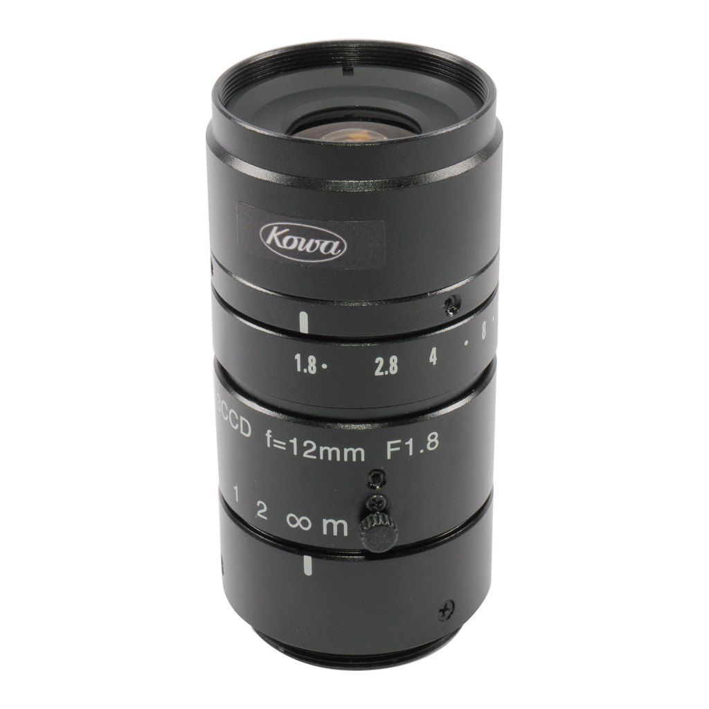 [LM12NC3] 1/2" 12mm F1.8 3CCD Megapixel C-Mount Lens (Filter thread: M27)