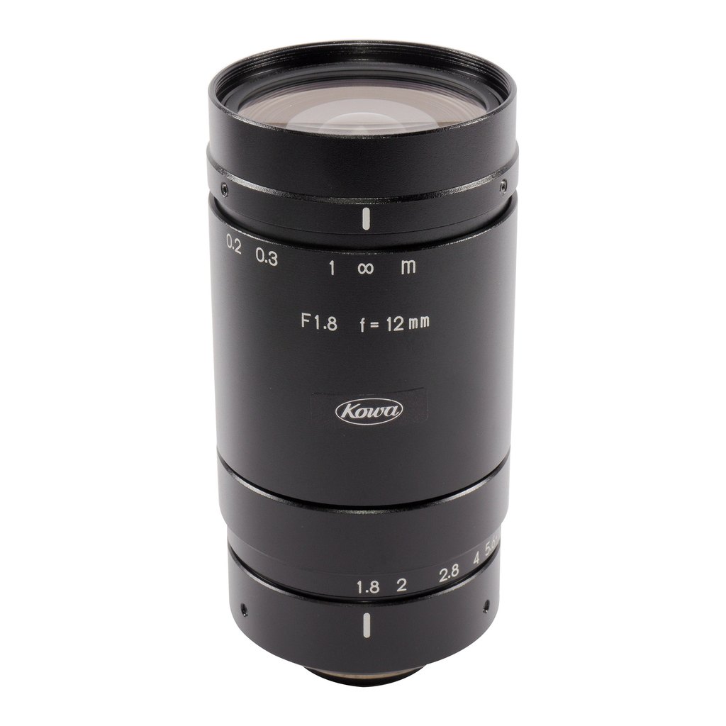 [LM12SC] 1" 12mm 6MP C-Mount Lens (Filter thread: M40.5)
