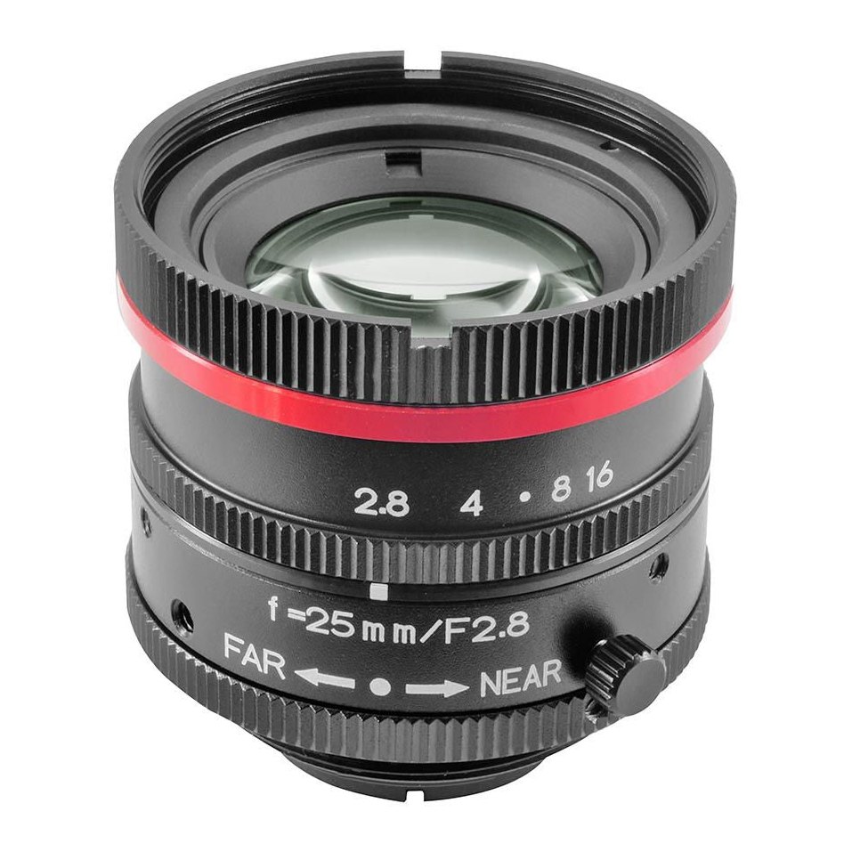2/3" 25mm 5MP Ultra Compact Waterproof C-Mount Lens (Filter thread: M30.5)