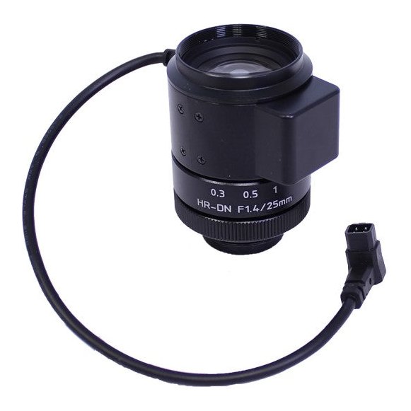 [LM25JC5MM-IR] 2/3" 25mm, F1.4, 5MP Day&Night P Iris (Filter thread: M30.5)