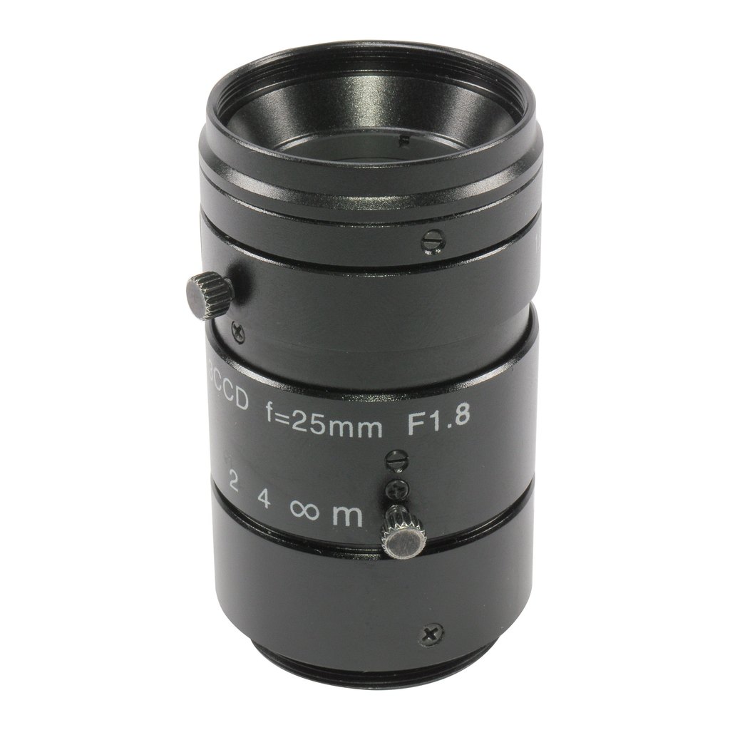 [LM25NC3] 1/2" 25mm F1.8 3CCD Megapixel C-Mount Lens (Filter thread: M27)