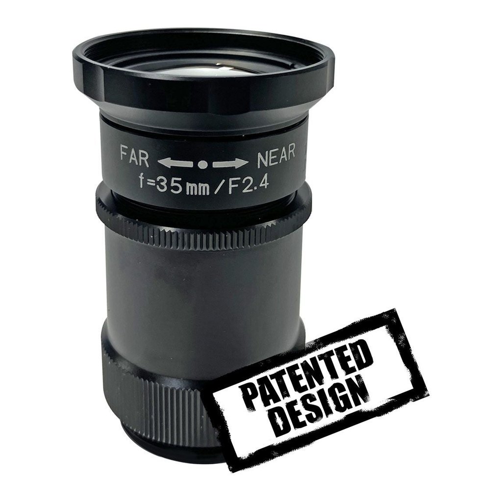 [LM35EC-IR] 1.2" 35mm F2.4 24MP IR-Corrected C-Mount Lens (Filter thread: M30.5)