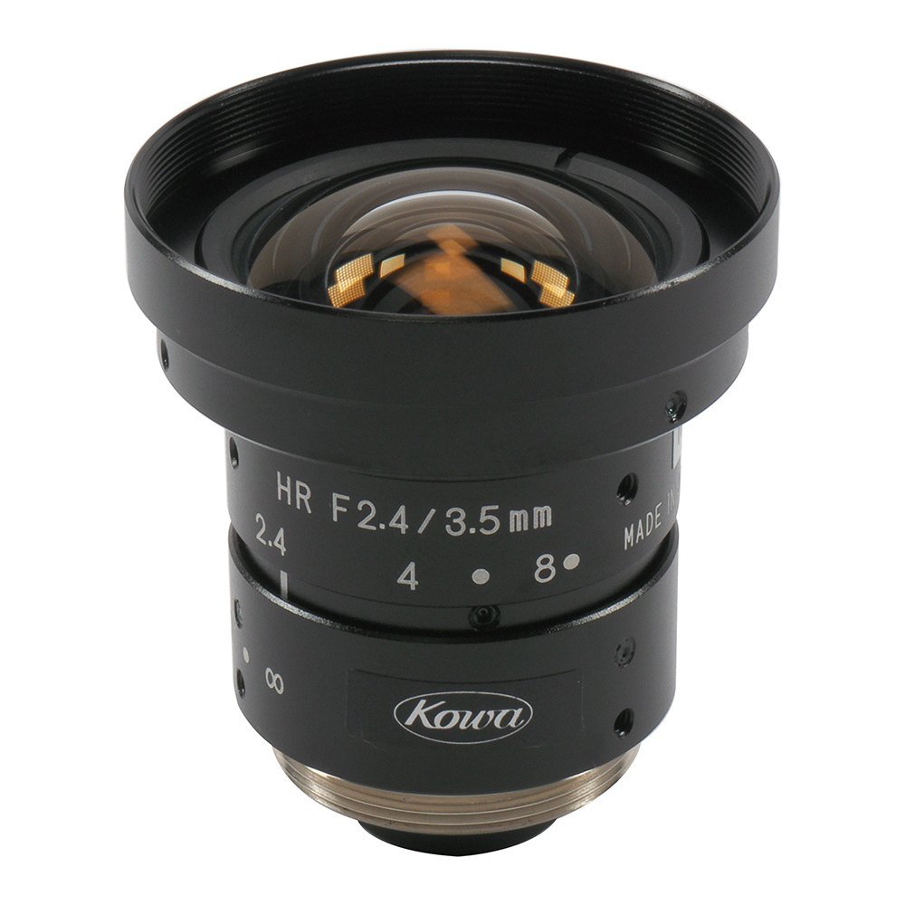 [LM3NCM] 1/1.8" 3.5mm F2.4 2MP Wide Angle C-Mount Lens (Filter thread: M40.5)
