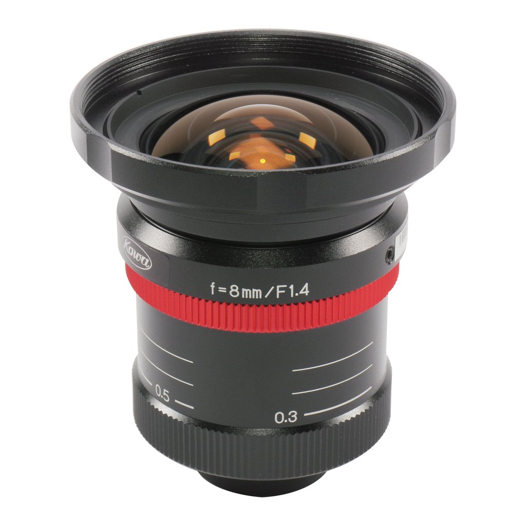 [LM8HC-V] 1" 8mm HC-V Series Ruggedized Megapixel (Filter thread: M55)