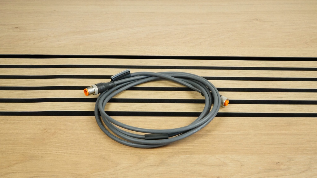 Cable M8 4 pins - 2m Female M8 4 pins Straight connector - Flying leads