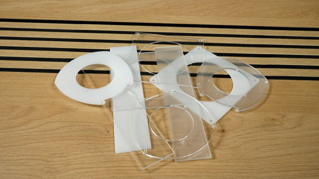Old ref: EFFO-FLEX-OP-15 Opaline window accessory for EFFI-FLEX / FLEX2 / FLEX-LG in size 300mm Delivered separatly - To be integrated by the customer