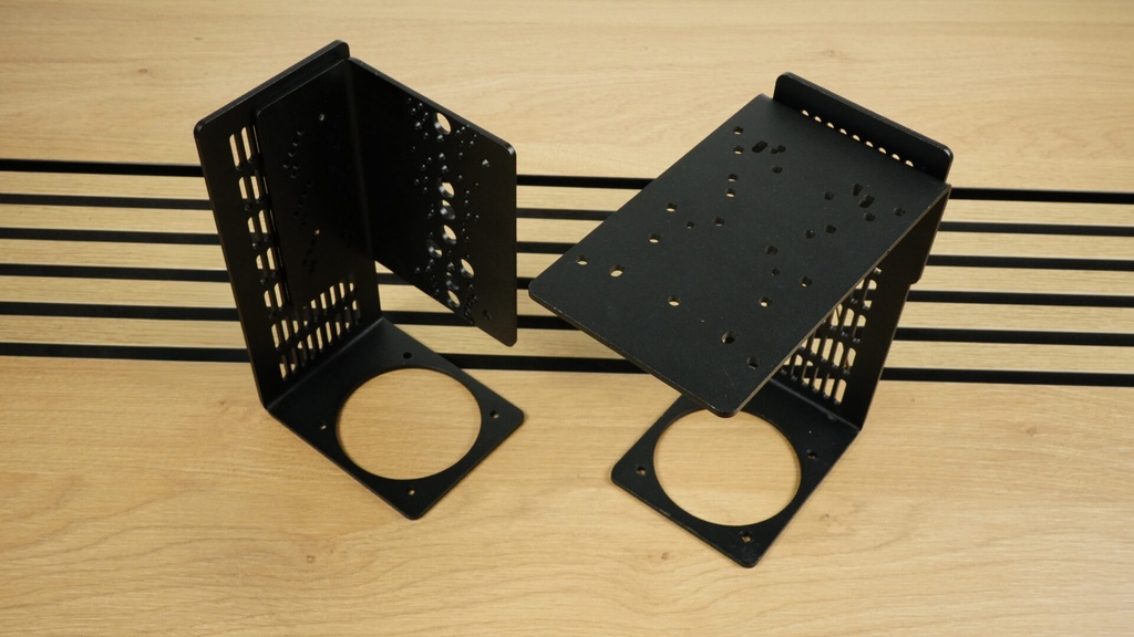 Profiled square for 4 EFFI-FLEX-40 + qty 8 EFFM-1-0002