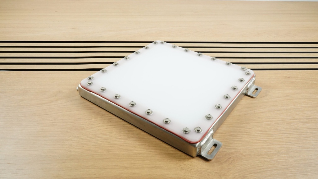 EFFI-BL-IP69K-400-400 — White — V: Venting / Cable output 10 meters