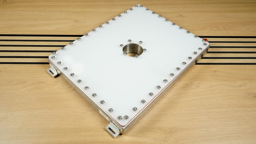 [EFFI-FD-IP69K-FOOD-500-500-525] EFFI-FD-IP69K-500-500 — Green — Full inox version: -FOOD Cable output 10 meters Connector M12 - 5 pins