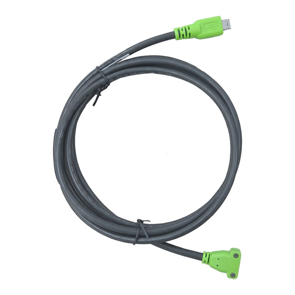 CABLE, USB 2M, 90° RIGHT ANGLE LOCKING USB-C TO USB C