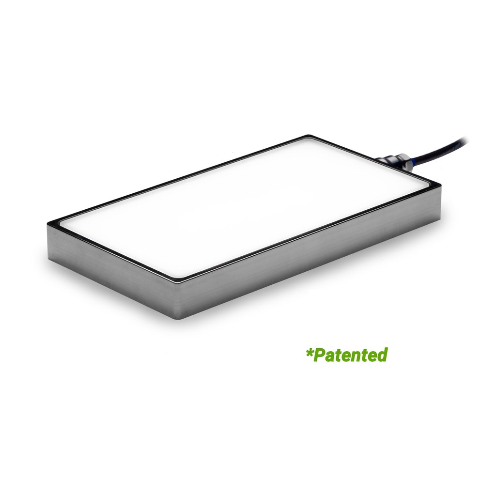 [BL2-0202470I3-3M] High Intensity Back-Lit Backlight, 2" x 2", Blue, I3, 3M Cable