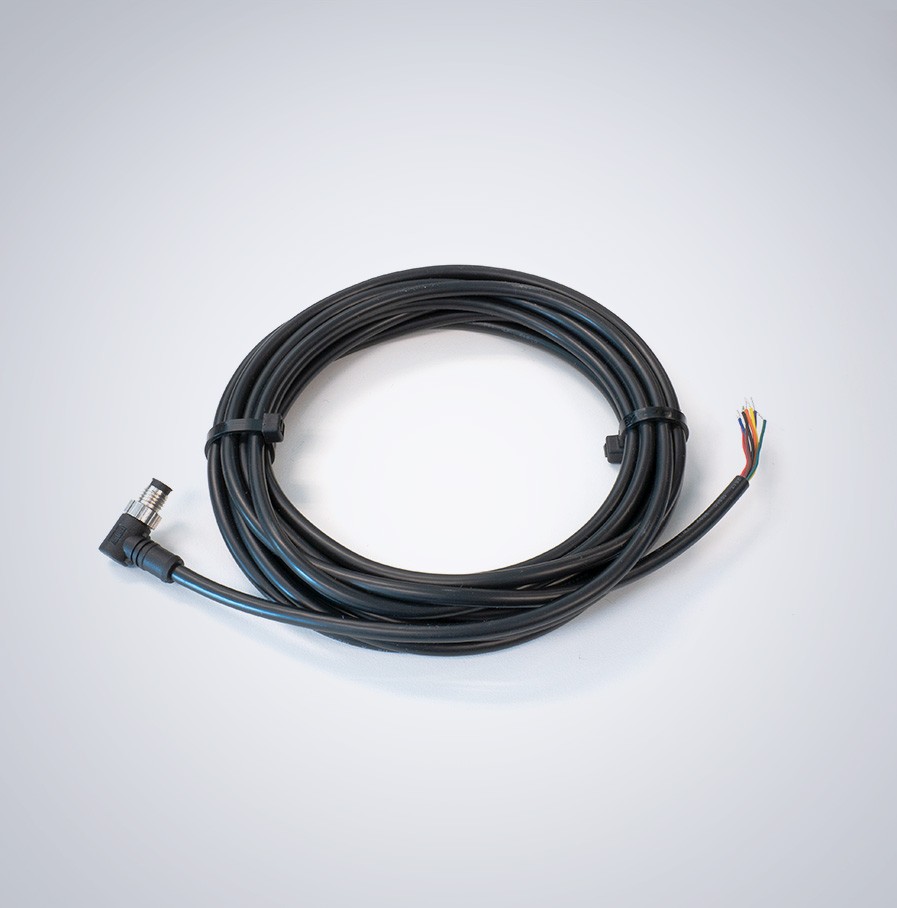 Amphenol M8-Open GPIO IP67 Cable 1M (RA2)
