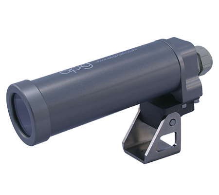 [24C-EH] 24C SERIES ENCLOSURE, 6.4IN BARREL, ANODIZED ALUMINUM, GLASS VP, PG21 CABLE GLAND, AIR CURTAIN KIT, 20mm SLOTTED O.C. ARM