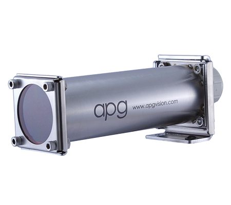 25R SERIES ENCLOSURE, 6IN BARREL, 316 STAINLESS STEEL, GLASS VP, SILICONE GASKET, PG29 CABLE GLAND, KEYENCE CV020 ARM