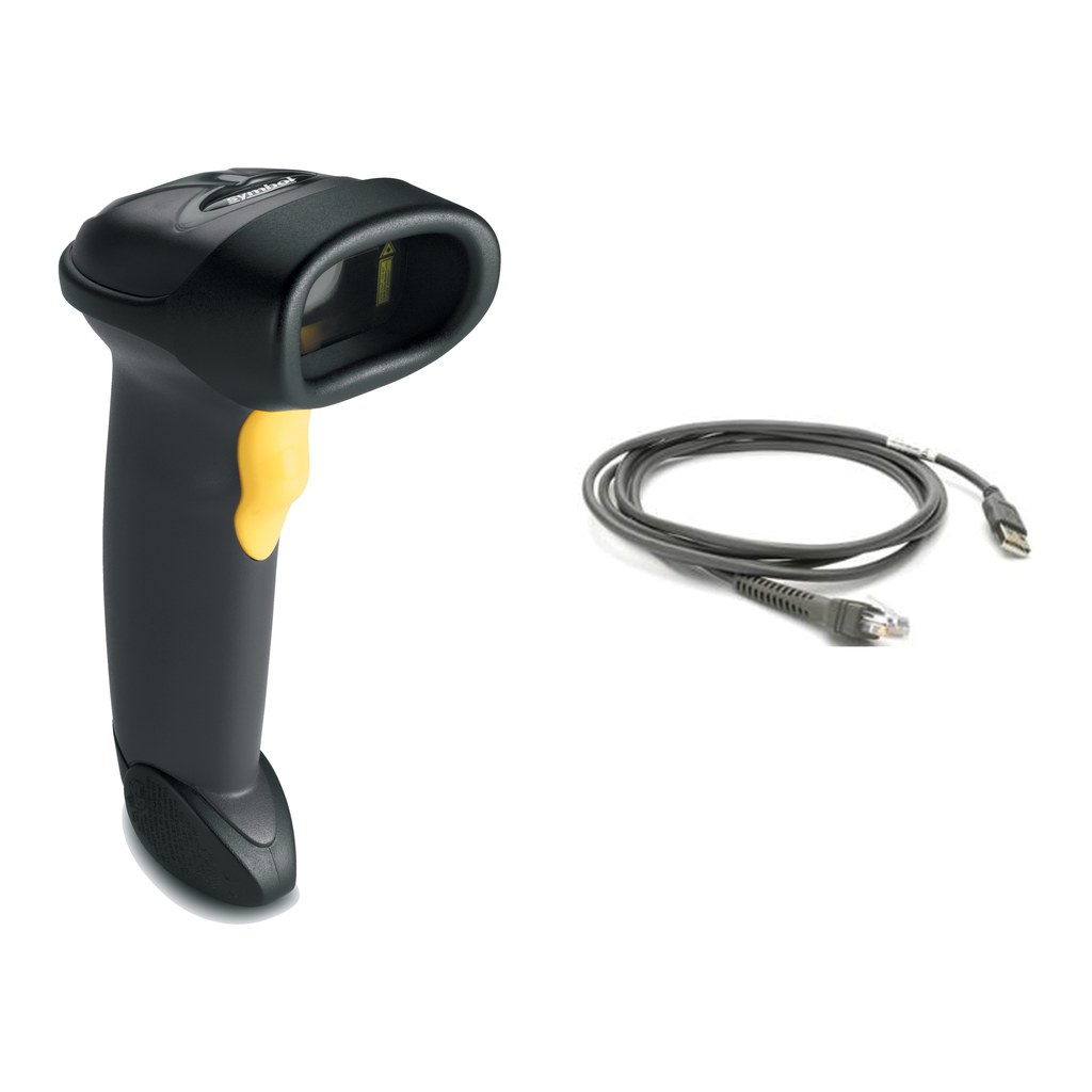 [LS2208-7AZU0100ZNA] LS2208-SR Black USB KIT - NA ONLY: LS2208-SR20007NA Scanner, CBA-U01-S07ZAR USB Cable