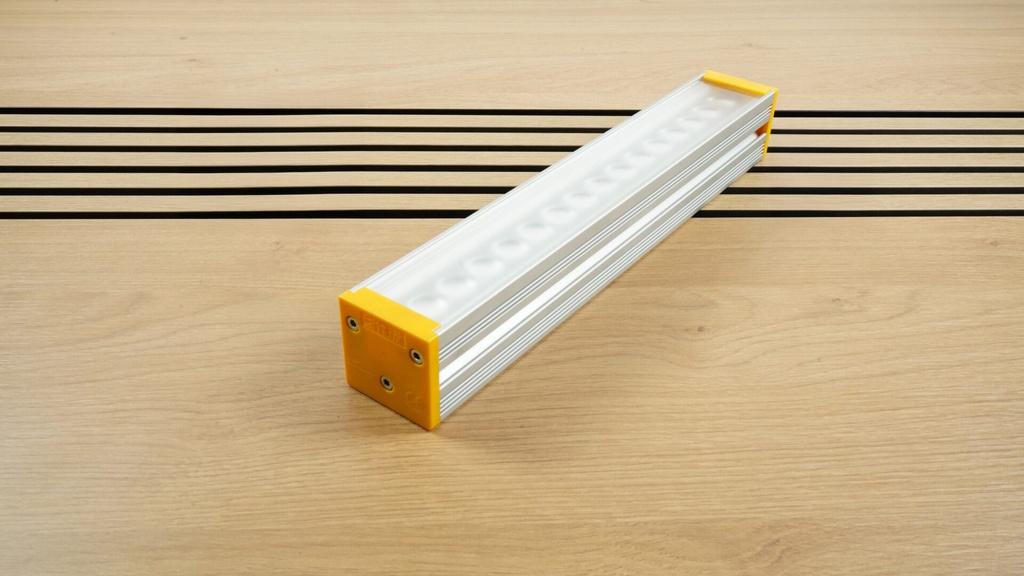 EFFI-FLEX2 — Blue 470 nm — 300 mm - WW = Window - PP = Lens position - 1M12P = Connector