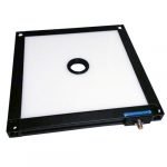 306mm x 306mm (12" x 12") Active Area Edge Lit LED Back Light with Multi-Drive with one 45mm Hole Centered in Light