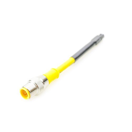 [5PM12-22P] 22 gauge Tslot M12 Pigtail Connector