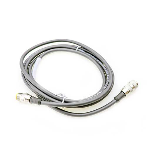 [5PM12-J2000-BLK] 5 Pin 2 Meter Jumper Cable - Male to Female- Black