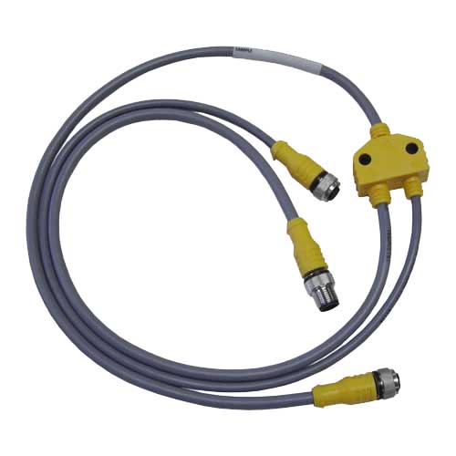 [5PM12-SICK] 12 Pin M12 Female to 12 Pin M12 Male with 5 Pin M12 to Light for SICK Camera