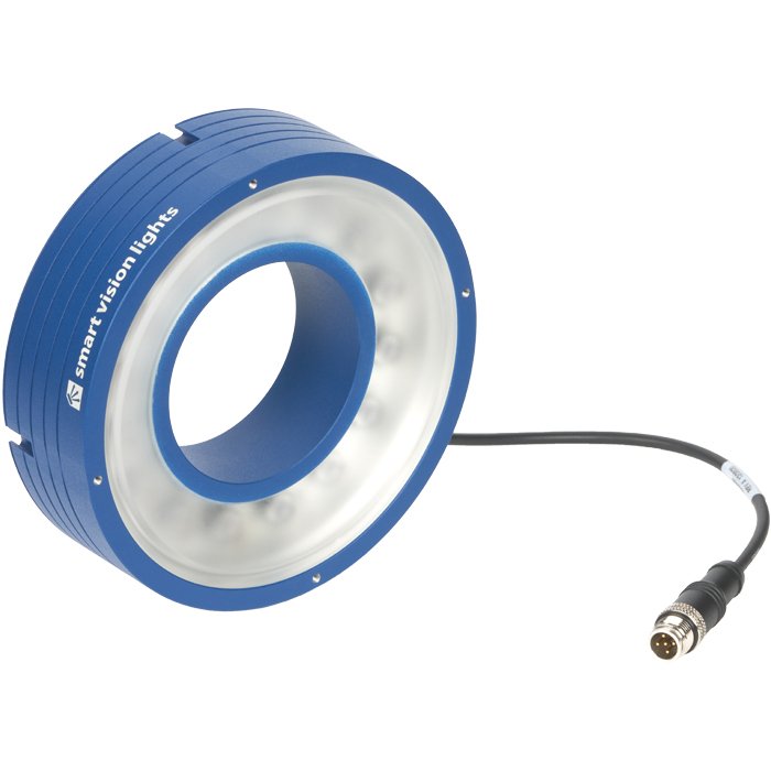 [RMX140-WHI] 140mm O.D. x 100mm I.D. (6''x4'') Tapered Ring Light - WHITE w/ Silicone Lens