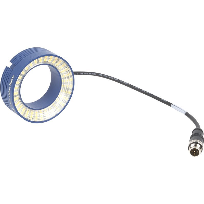 75mm O.D. x 52mm I.D. ring light - White LEDs w/ Silicone Lenses