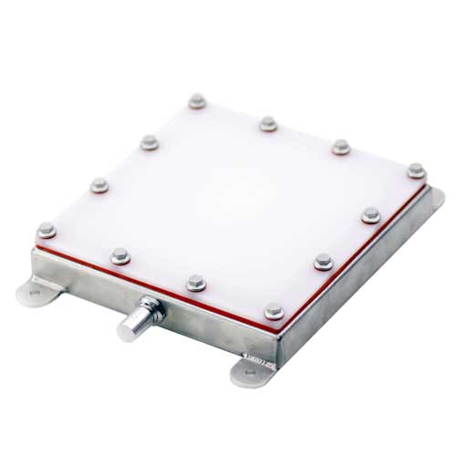 IP68 Washdown 190mm x 190mm (8x8) active area LED Back Light - 530nm Green LEDs- Dimmable