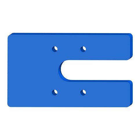 [AFSB-6] Standard Blank Mounting Plate