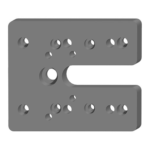 Metric Cognex Mounting Plate