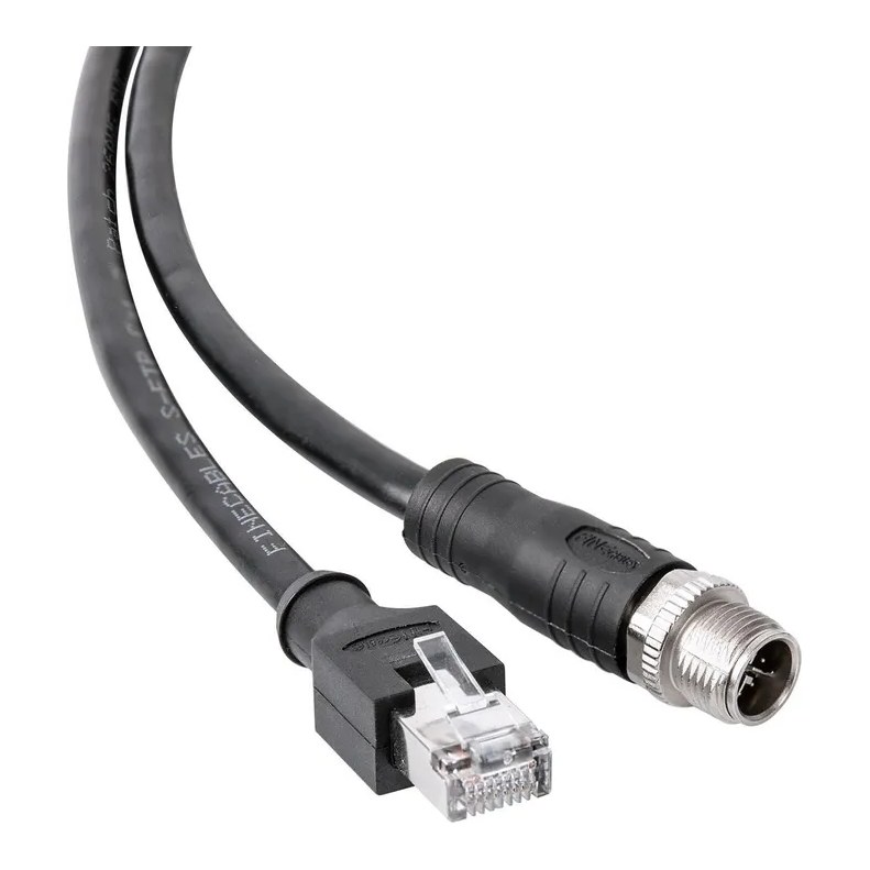 Cable GigE M12,m,8p/RJ45,10m
